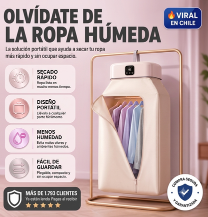 Secadora Ropa Portátil